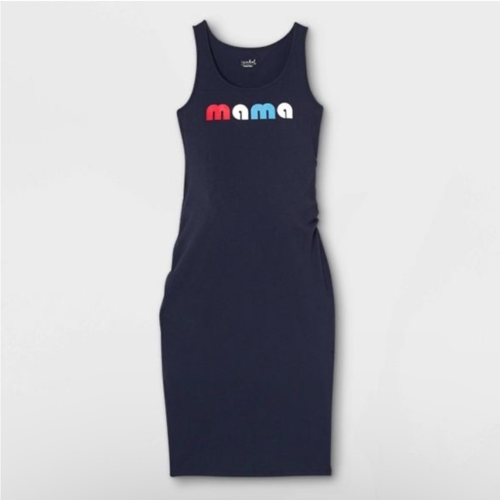 Isabel Maternity Mama sleeveless tank dress